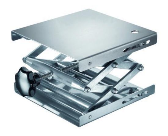 Laboratory jacks 18/8 steel 200x200mm, 7 kg_1728156
