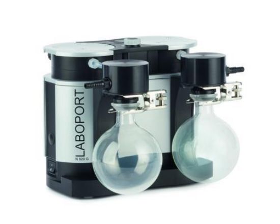 LABOPORT® Vacuum pump system SR 820 G 6mbar, 0.1 bar g, motor IP 30, 20 l/min, 240 V 50/60 Hz, 282x234x260mm_1857791