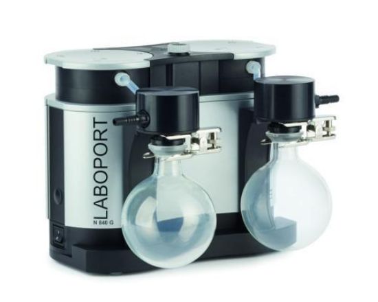 LABOPORT® Vacuum pump system SR 840 G 6mbar, 0.1 bar g, motor IP 30, 34 l/min, 240 V 50/60 Hz, 299x250x274mm_1857793