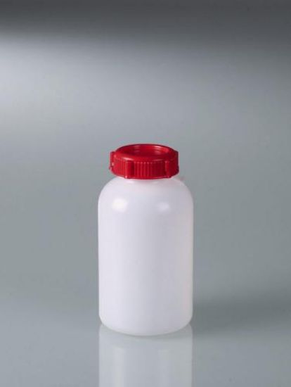 HDPE Wide-necked bottles 500ml Sealable,Ø=80mm, Neck-Ø inside=40mm_1868166