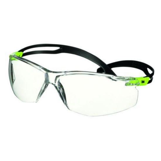 Protective goggles SecureFit 500 Scotchguard Anti-Scratch/Anti-Fog Coating transparent lens, green frame_1866173