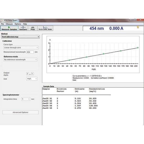 SOFTWARE VISIONLITE 5 SPECTROS Ac_1083782