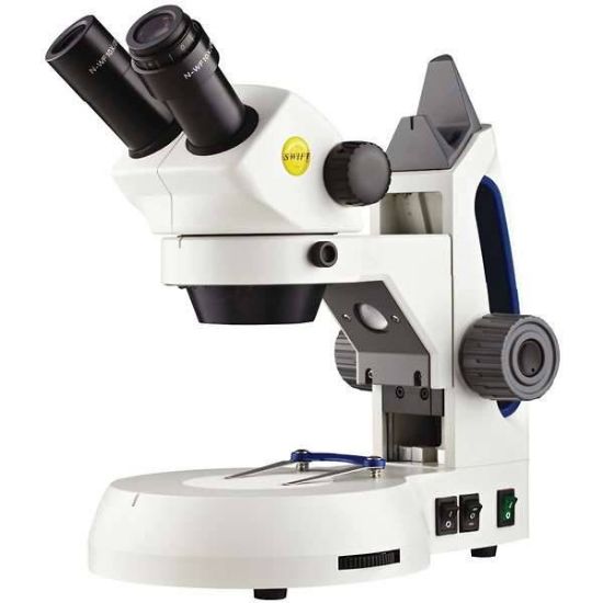 Swift Optical SM105-C Stereozoom Microscope, Five-Setting Illuminator ...