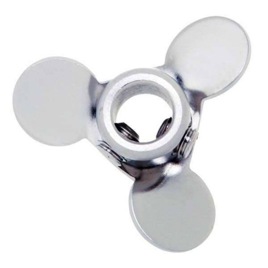 Cole-Parmer, 316 Stainless Steel three-blade propeller, 1-1/2" dia x 5/16" bore dia_1086655