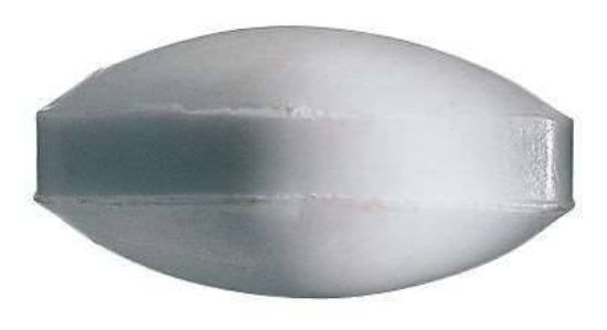 Egg-Shaped Stir Bar, 1-5/8" L x 3/4" Dia; 1/Pk_1086188