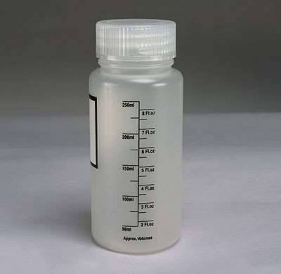 Graduated Wide-Mouth Bottle, PP, write-on label, 500 mL, Pack of 12_1090120