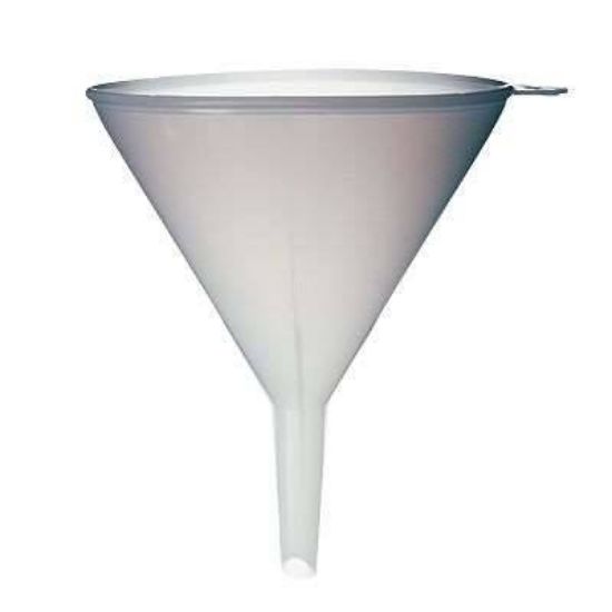 Cole-Parmer Large industrial-size low-density polyethylene funnel, 1.5 L_1091614