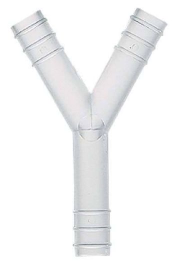 Masterflex, Fitting, Polypropylene, Y-Connector, Hose Barb Union, 6 mm ID; 20/PK_1091559