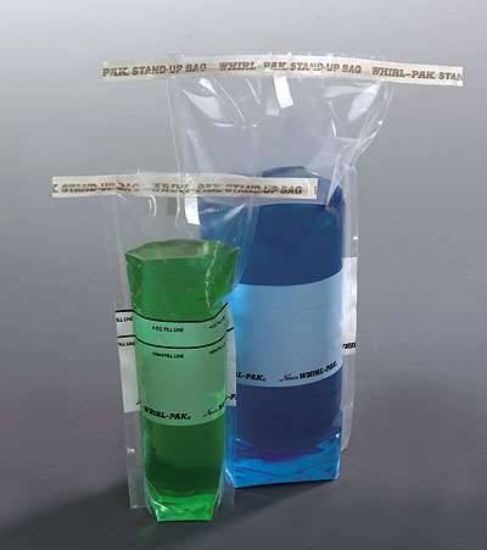 Whirl-Pak B01449WA Stand-Up Bags with Labeling Area, 36 oz; 250/Box_1096319