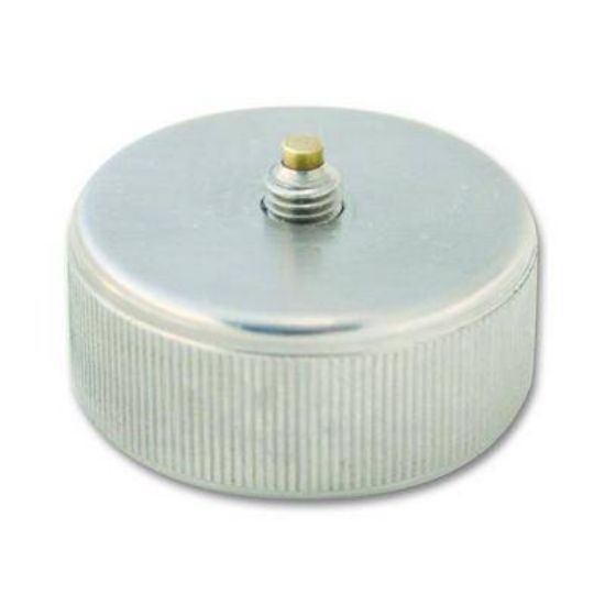 Model:080A122 - Flat surface magnet, 1.5" diameter, 50 lbf, 1/4-28 threaded hole w/mounting stud_1104293