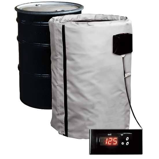 BriskHeat FGPDHC55240D 55gallon, Full Coverage, Plastic Drum Heater, Single Zone- 240 V_1104531