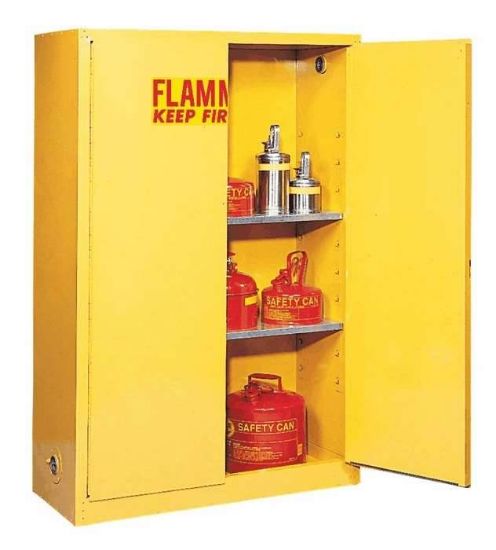 Flammable Storage Cabinet, Self-Closing Door, 60 Gallon_1107909