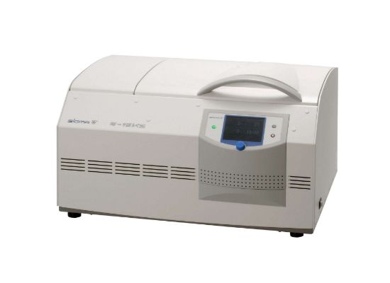 Sigma 6-16KS, refrigerated benchtop centrifuge, 220-240 V, 50 Hz, supplied with a 15 Amp plug
