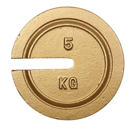 MASS 5KG SLOTTED W/TRACE_1111743