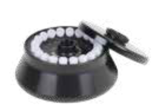 Angle rotor for 20 x 10 ml round bottom tubes, incl. hermetic aluminium lid no. 17841; Suitable for 3-16L, 3-16KL,   3-18KS, 3-30KS_1112731