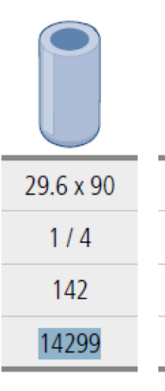 Adapter for 50 ml conical culture tube, 1 set = 2 pcs.; Suitable for 13299_1252879