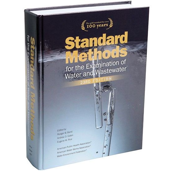 Standard Methods for the Examination of Water and Wastewater, 9780875532875, 23rd edition._1113994