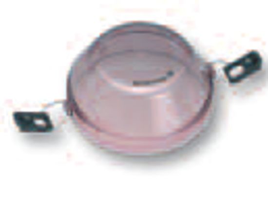 Round polysulfone sealing cap, clear, incl. 2 clips no. 17118, 1 set = 2 pcs.; Suitable for 13850_1113846
