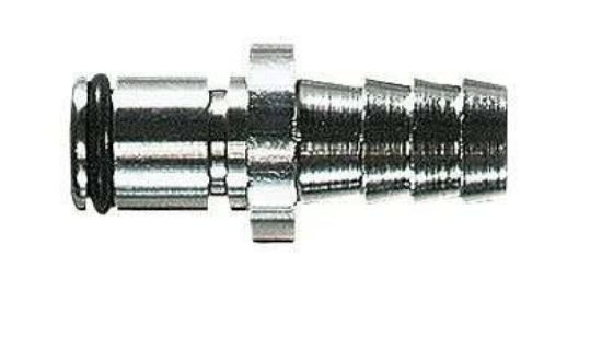 CPC (Colder), Metal Quick-Disconnect Fitting, LCD22004, Hose Barb Insert, Valved, 1/4" ID_1128543