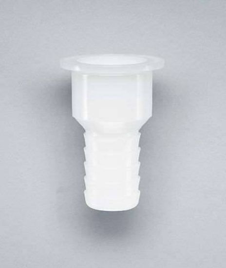 Masterflex Fitting, Polypropylene, Straight, Sanitary Clamp to Hosebarb, 3/4" Clamp x 3/8" ID_1131116