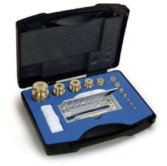 1 mg - 200 g M1 set of weights, in plastic carrying case  stainless steel, finely turned_1136898