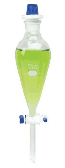 Pyrex Brand 6404 Separatory Funnel, 500 mL, Case of 4 | John Morris Group