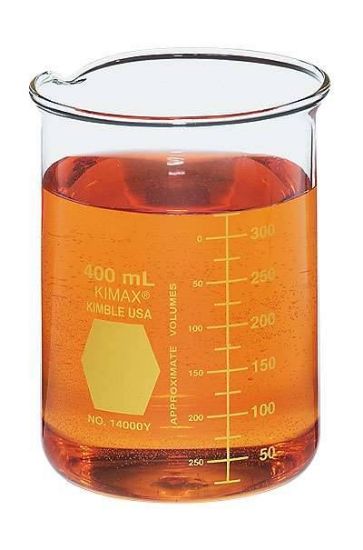 DWK Life Sciences (Kimble) 14000R-600 red-coded Griffin beakers; 600 mL, 6/cs_1153686