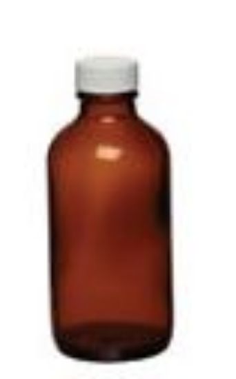 Cole-Parmer Bottle, Amber Boston Round, 250mL, 24/cs_1135428