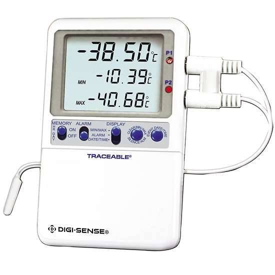 Traceable High-Accuracy RTD General Purpose Digital Thermometer with Calibration; 1 Wire Probe_1147288