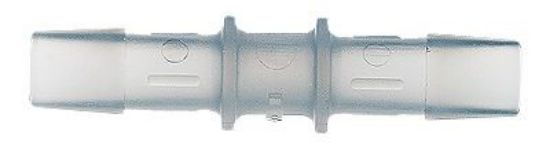 Masterflex, Fitting, Polypropylene, Straight, Hose Barb Union, 1/4" ID; 10/PK_1158659