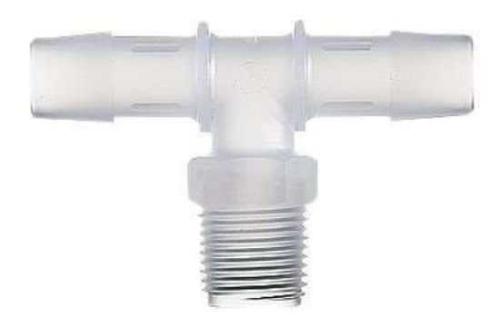 VWR Cole-Parmer Barbed NPT Male Tees, 1/2