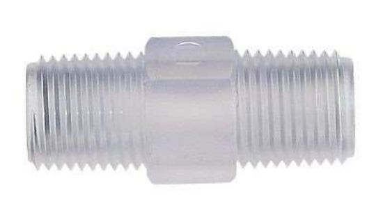 Masterflex Fitting, Male Thread Adapter, 40610-94, Natural Polypropylene, Straight, 3/4" NPT(M) 5/PK_1151060