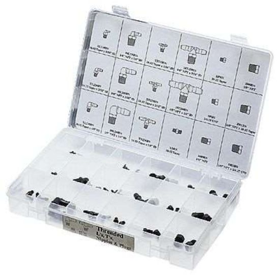 Fitting Kit, Polypropylene, Elbow and Tee, Threaded Adapter to Hose Barb; 1 Set_1157848