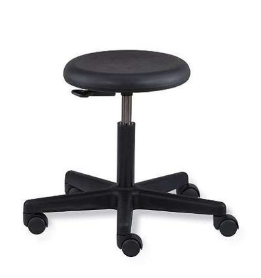 STOOL BLACK PUR 16"-21"_1153309