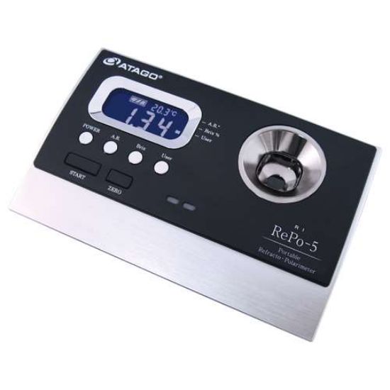 Atago, Refracto Polarimeter, RePo-5, Fragrances, Cosmetics, And Pharmaceuticals, Rotation: -5.00 to +5.00° / Brix: 0.0 to 85.0% / nD :1.3306~1.5050_1152291