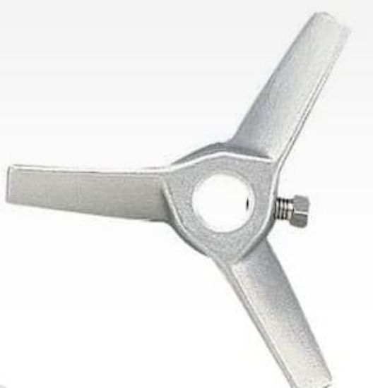Lightnin 871581PSP High-Efficiency Axial Flow Impeller, 5/8" Bore; 3.8" Dia_1155902