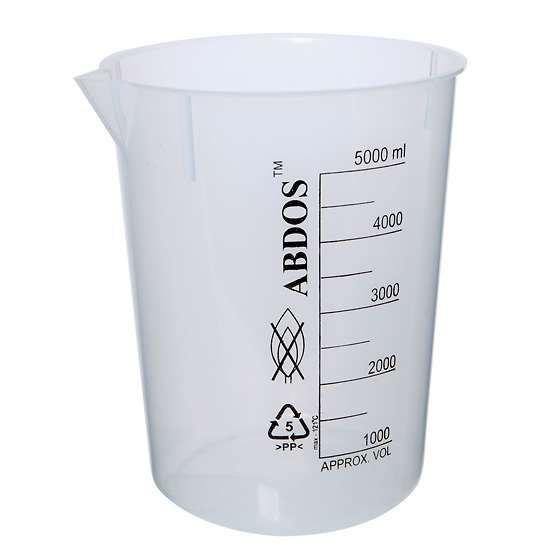 Abdos, Large Capacity Beaker with Handle, P50808, PP, 10L, 1 pack_1163672