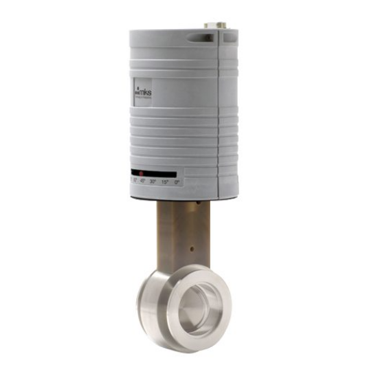 MKS 653B NW-160 Exhaust Throttle Valve with High-Speed Motor/Gear ...