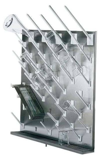 Modular stainless steel drying rack, 60 black pegs 36"WX30"H_1191430