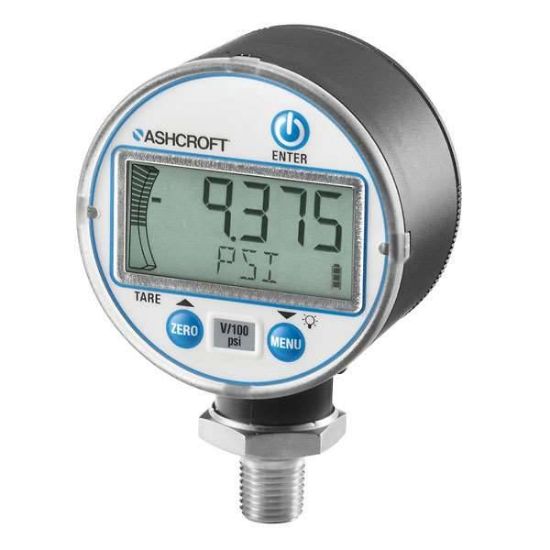Ashcroft, DG25 Digital Pressure Gauge with Backlight, DG2551L0NAM02L100#-XZZ, 0 to 100 psi_1157058