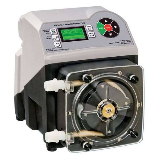 Masterflex High-Pressure Peristaltic Pump, Low-Flow Range, 15 GPH; 220 VAC_1181344
