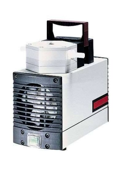 KNF N810 FTP Solid PTFE Vacuum Pump, PTFE/FFKM; 0.35 cfm/27"Hg-15 psi/230V_1177204