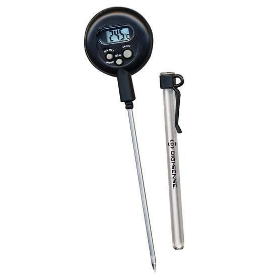 Digi-Sense Traceable Lollipop™ Waterproof Thermometer with Calibration; ±1.0°C accuracy (-20 to 100°C)_1176293