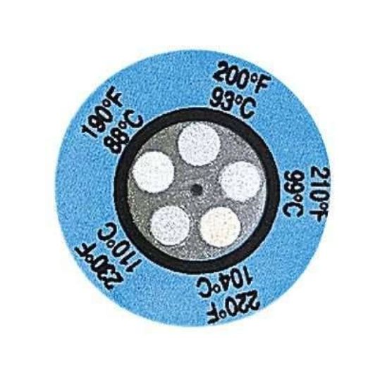 Cole-Parmer Temperature Labels 105-130°F, 25 Pack, Self-Adhesive with ...