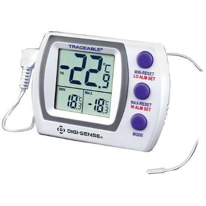 Traceable Jumbo Refrigerator/Freezer Thermometer with Calibration; 1 Wire Probe_1175707