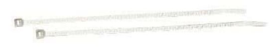 CLAMP TIES WHITE 100/PK_1197350