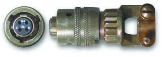 Model:AN - 4-socket MS3116 connector w/strain relief (meets MIL-C-26482)_1189653