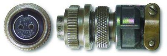 Model:AP - 2-socket MS3106 connector w/strain relief (meets MIL-C-5015)_1184505