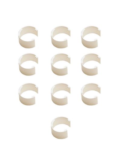 Gilson, COLORIS Pipette Identification Clips, white, polyacetal, markable, 10/pack_1077999
