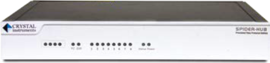 Model: Spider-HUB - 10 port Ethernet Switch. Supports IEEE 1588v2_1318352